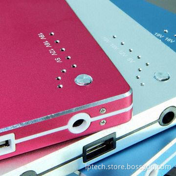 Supply 20,000mAh Capacity Emergency Mobile Travel Power Banks/Chargers, USB 5V/2A, 12V DC/2.5A